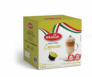 16 קפסולות תואמות דולצה גוסטו dolce gusto Cappuccino 16 קפסולות תואמות דולצה גוסטו dolce gusto Cappuccino