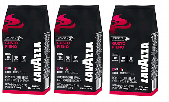 3 �"� ���� ��� ������ ����� ����� Lavazza Gusto Pieno
