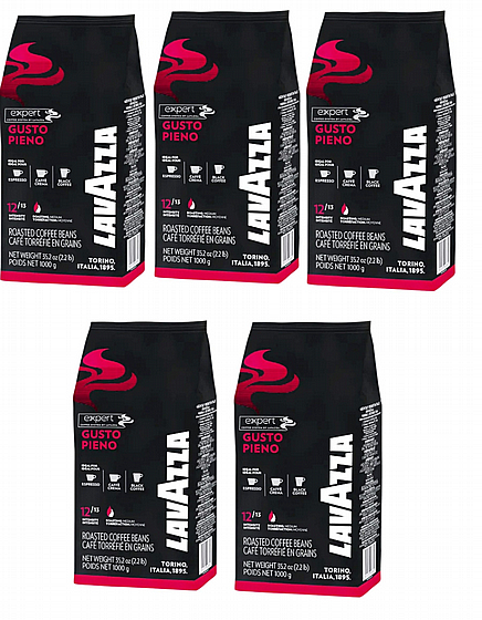 5 �"� ���� ��� ������ ����� ����� Lavazza Gusto Pieno